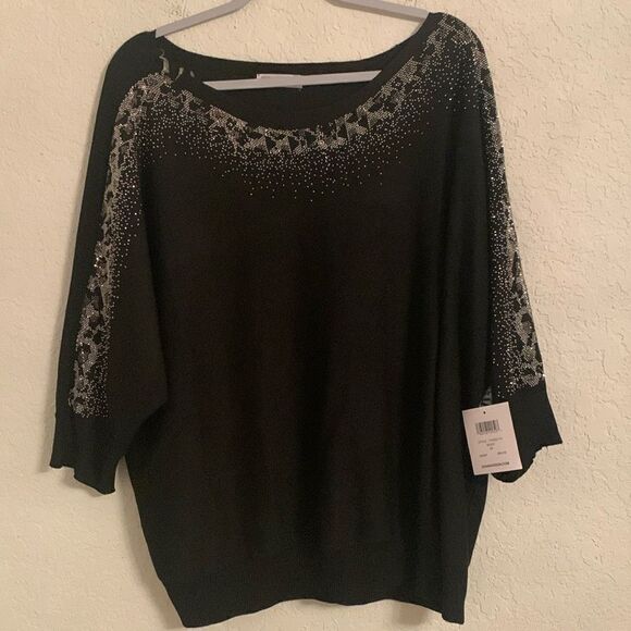 NWT Women’s Sweater Rayon Blend 3/4 Sleeve by 89th Medison Size 3X - Picture 1 of 8